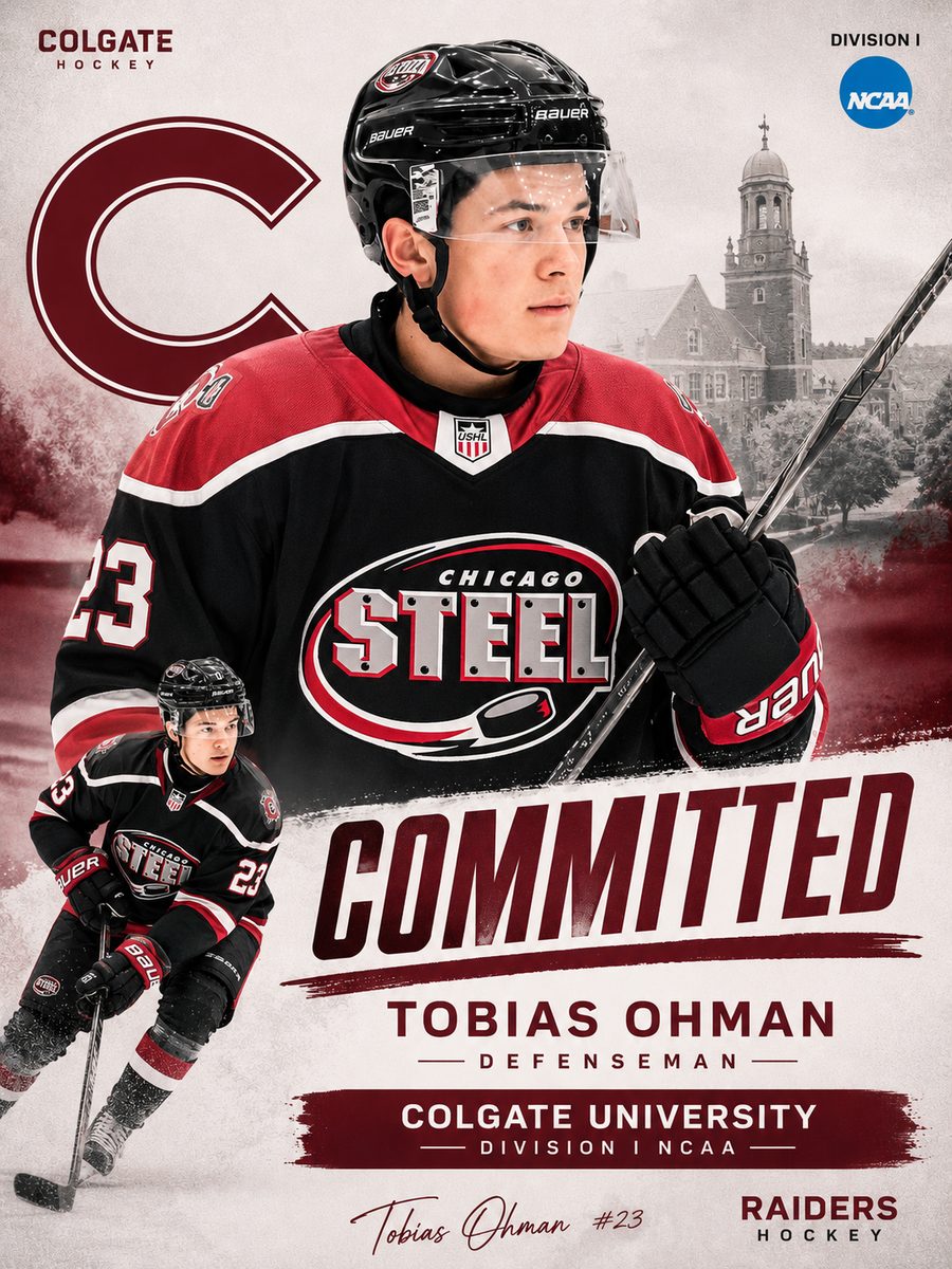 TOBIAS OHMAN — COLGATE · NCAA D1